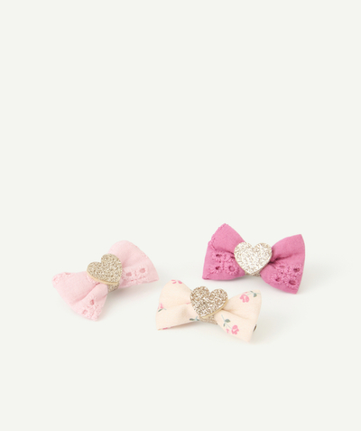 CategoryModel (8821753381006@467)  - set of 3 bow-shaped baby girl clips
