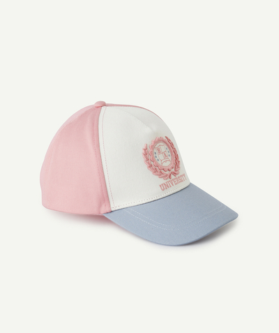 CategoryModel (8825060655246@19)  - CASQUETTE FILLE EN COTON ROSE AVEC IMPRIMÉ UNIVERSITY