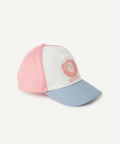 CategoryModel (8821761573006@30518)  - GIRL'S PINK COTTON CAP WITH UNIVERSITY PRINT