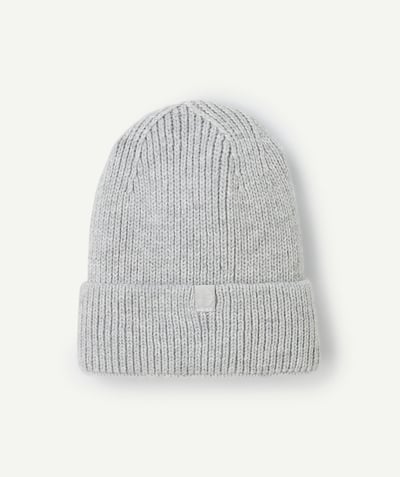 CategoryModel (8821763899534@1389)  - Bonnet garçon ado en fibres recyclées gris