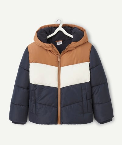 CategoryModel (8821761507470@9356)  - boy down jacket navy blue white and brown