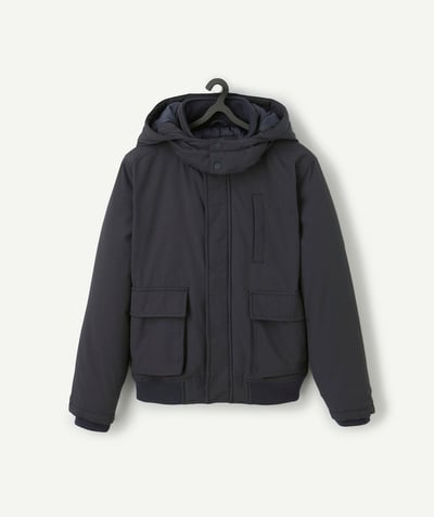 CategoryModel (8821765931150@958)  - Blouson garçon avec capuche noir