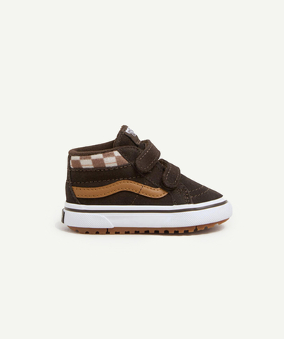 CategoryModel (8821755609230@10856)  - BASKETS MI-MONTANTES BÉBÉ KAKI MARRON ET DAMIER SK8 REISSUE V