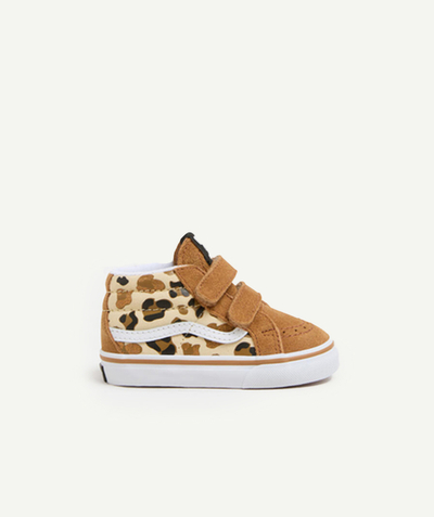 CategoryModel (8825060655246@19)  - SK8 REISSUE V LEOPARD PRINT BABY MID HIGH-TOP SNEAKERS WITH VELCRO FASTENING