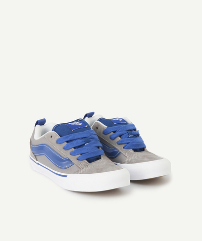 CategoryModel (8821750595726@153)  - GREY AND BLUE KNU SKOOL MIX SNEAKERS FOR KIDS