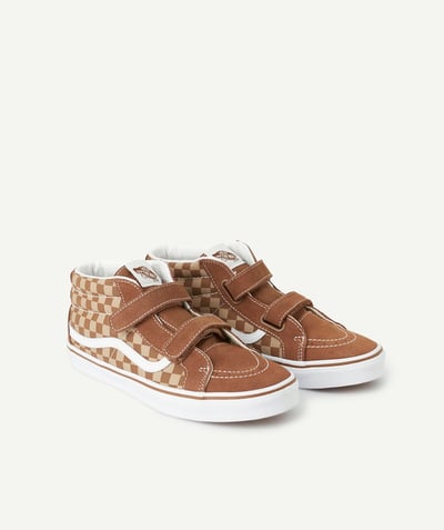 CategoryModel (8821765931150@958)  - BASKETS MI-MONTANTES ADO IMPRIMÉES DAMIER MARRON SK8 REISSUE V