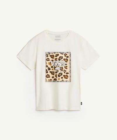 CategoryModel (8821761573006@30770)  - t-shirt felidae boxed manches courtes blanc imprimé léopard