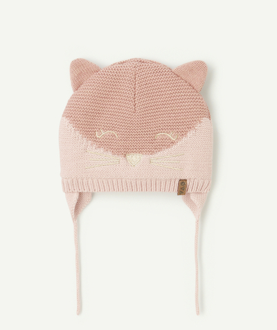 CategoryModel (8821753348238@44338)  - Bonnet bébé fille rose chat mignon