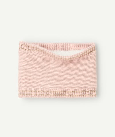 CategoryModel (8824928927886@20)  - Snood bébé fille rose maille douce