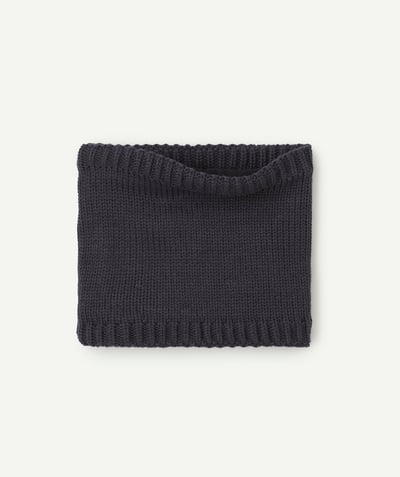 CategoryModel (8821763899534@1389)  - Snood garçon en fibres recyclées noires