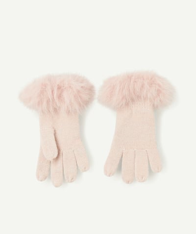 CategoryModel (8824928927886@20)  - Girl's gloves with pink fur