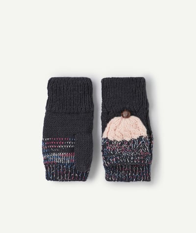 CategoryModel (8824929026190@714)  - Multicolored knitted mittens for girls