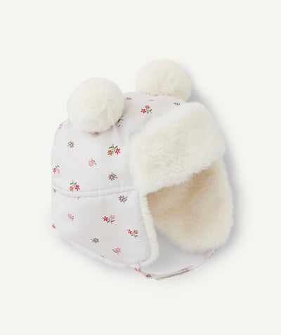 CategoryModel (8821752103054@1921)  - Chapka bébé fille en fibres recyclées imprimé floral