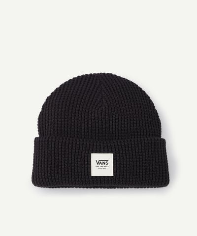 CategoryModel (8821761573006@30866)  - Black waffle cuff knit hat