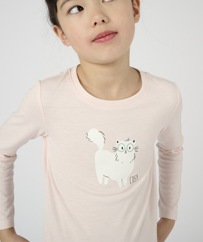 CategoryModel (8821761573006@30866)  - pink girl's t-shirt with long sleeves thermolactyl