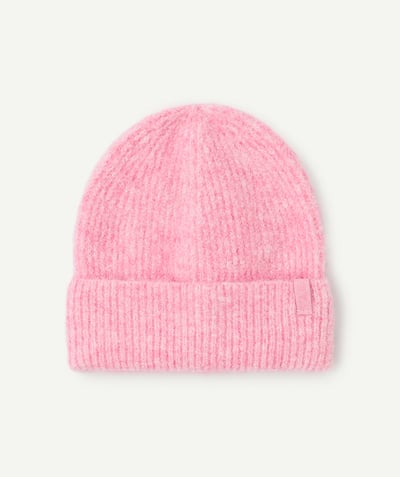 CategoryModel (8821760917646@352)  - bonnet beanie fille en fibres recyclées rose
