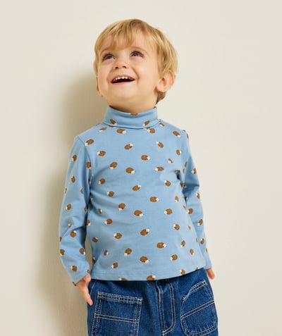 CategoryModel (8825519046798@41)  - baby boy blue hedgehog print undershirt