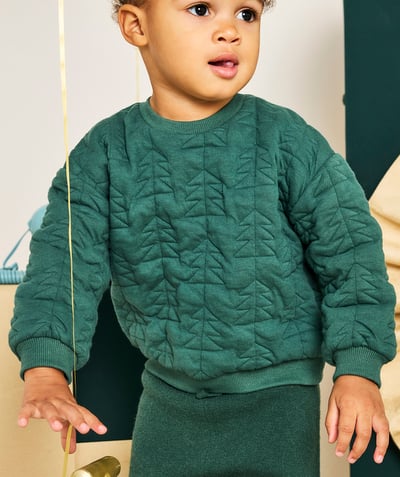 CategoryModel (8824830591118@94)  - Fir green baby boy fleece sweatshirt