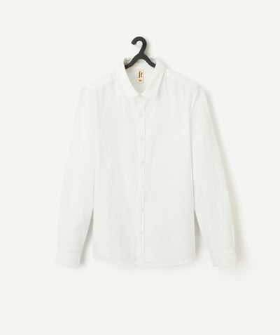 CategoryModel (8821766258830@3455)  - white boy's long-sleeved shirt