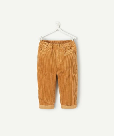 CategoryModel (8821752889486@5611)  - Pantalon relax bébé garçon en coton bio et velours côtelé camel