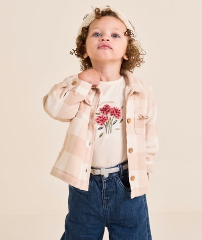 CategoryModel (8824928927886@20)  - long-sleeved baby girl t-shirt with embossed flowers