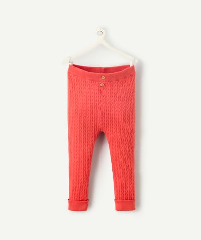 CategoryModel (8821753217166@5844)  - Legging bébé fille corail torsadé