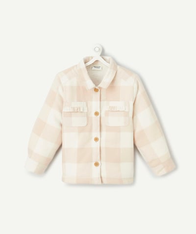 CategoryModel (8821752627342@2797)  - ecru and beige check baby girl jacket