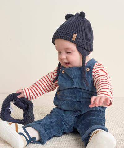 CategoryModel (8821755347086@163)  - baby boy overalls in blue velvet