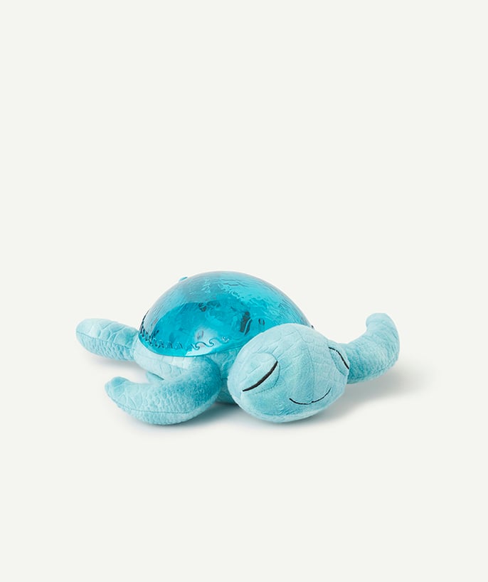   - musical and luminous blue turtle nightlight in recycled fibers