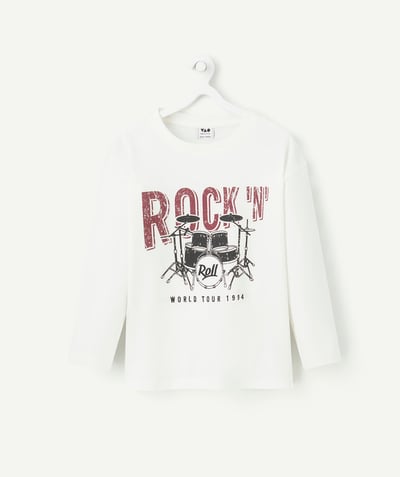 CategoryModel (8821764587662@20967)  - T-shirt garçon manches longues en coton thème rock