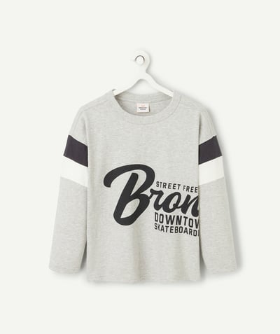 CategoryModel (8821761441934@2249)  - t-shirt manches longue garçon en coton bio gris thème ville