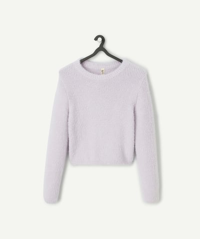 CategoryModel (8821761573006@30866)  - Girl's sweater in soft lilac fabric