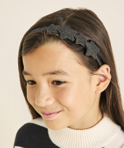 CategoryModel (8826175094926@47)  - black girl's headband with glitter stars