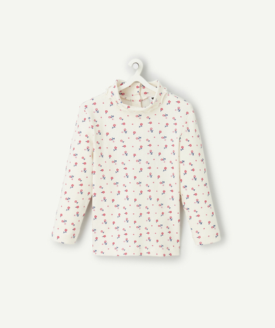 CategoryModel (8824896848014@10)  - Organic cotton baby girl's floral print undershirt