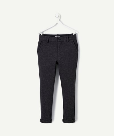 CategoryModel (8821764587662@20967)  - pantalon chino garçon en fibres recyclées gris anthracite