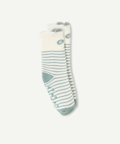 CategoryModel (8824928927886@20)  - Baby boy soft striped panda socks