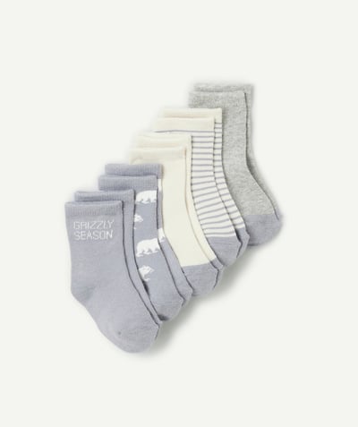 CategoryModel (8821755773070@101)  - Lot de 5 chaussettes bébé garçon en coton bio