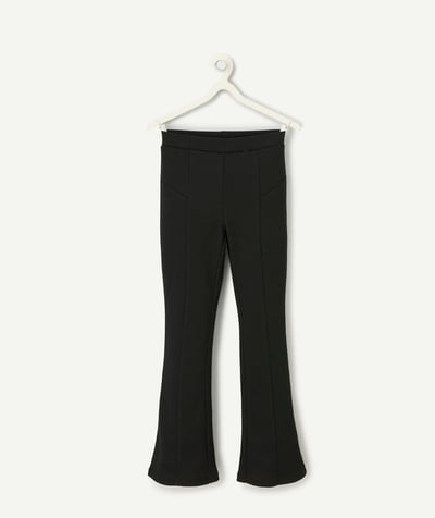 CategoryModel (8824929026190@712)  - legging fille en fibres recyclées noir côtelé