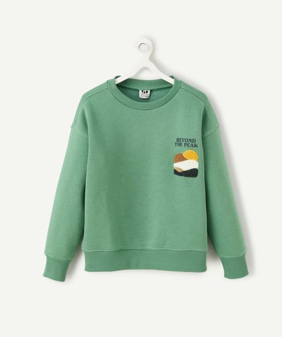 CategoryModel (8826370949262@514)  - Boy's green mountain sweatshirt