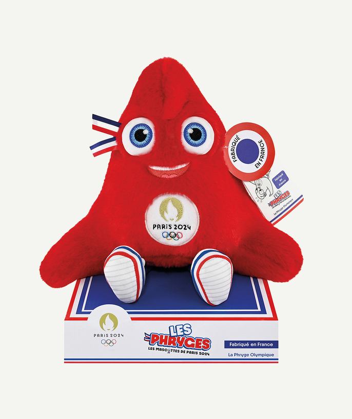   - Peluche Mascotte Officielle Jeux Olympiques Paris 2024 - Fabriquée en France - 30 cm