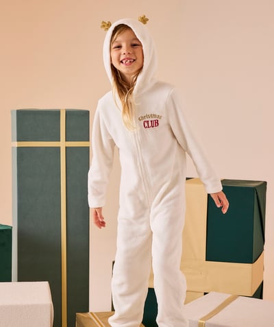 CategoryModel (8824830591118@94)  - Girl's soft white overpyjama little reindeer