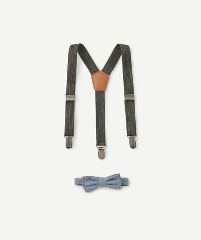 CategoryModel (8821764587662@21033)  - Lot de 2 accessoires garçon bretelles et noeud papillon