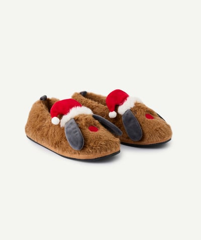 CategoryModel (8824830591118@94)  - pair of soft booties boy christmas dog animation