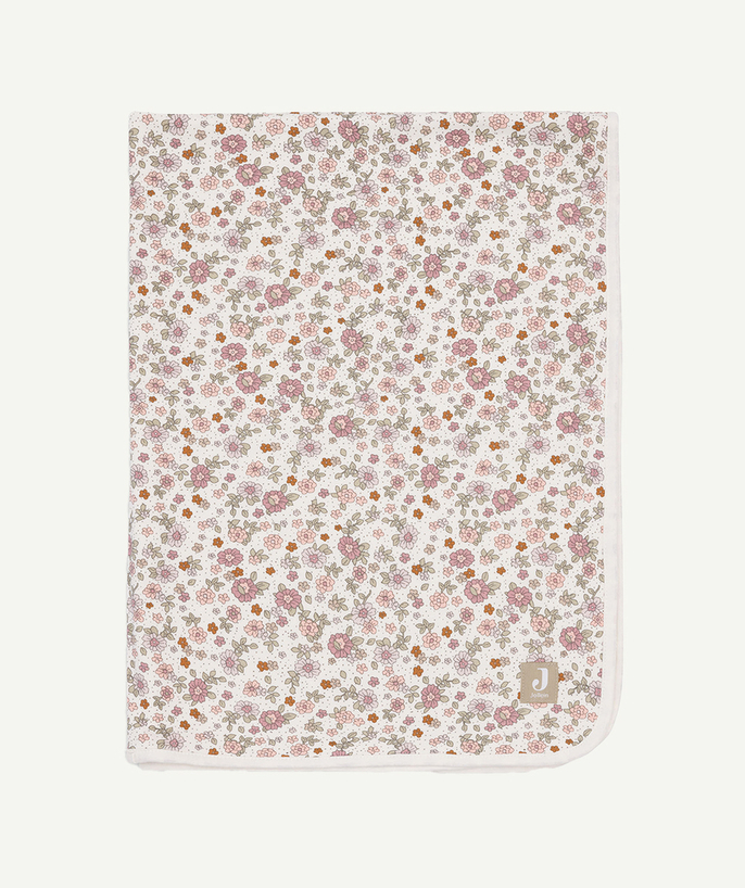   - Jersey Cradle Blanket 75x100cm Retro Flowers