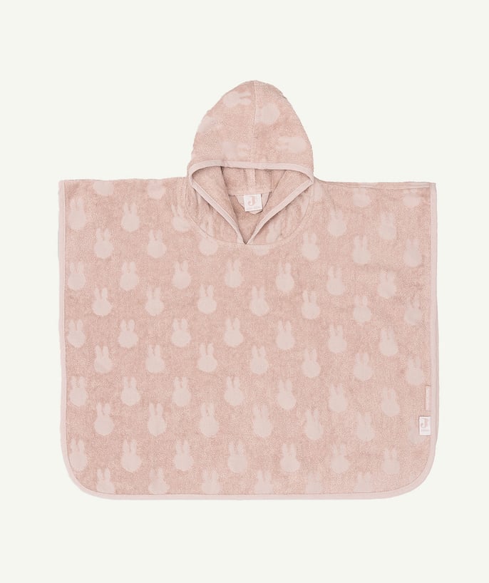   - Miffy Jacquard Wild Rose terry bath poncho