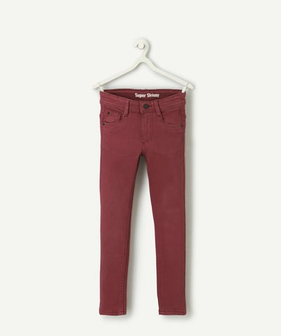 CategoryModel (8821764587662@20967)  - Jean pour garçon skinny bordeaux