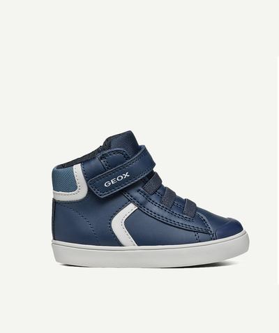 CategoryModel (8825060982926@12)  - gisli blue and white sneakers with scratch and elastic laces