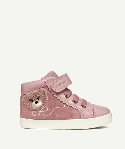 CategoryModel (8821752987790@12286)  - kilwi high-top sneakers old pink embroidered teddy bear