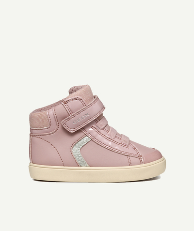 CategoryModel (8821767667854@189)  - gisli old rose high-top sneakers with velcro fastening