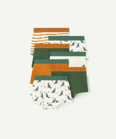 CategoryModel (8827517567118@9)  - Pack of 7 dinosaur-themed boxer shorts for boys